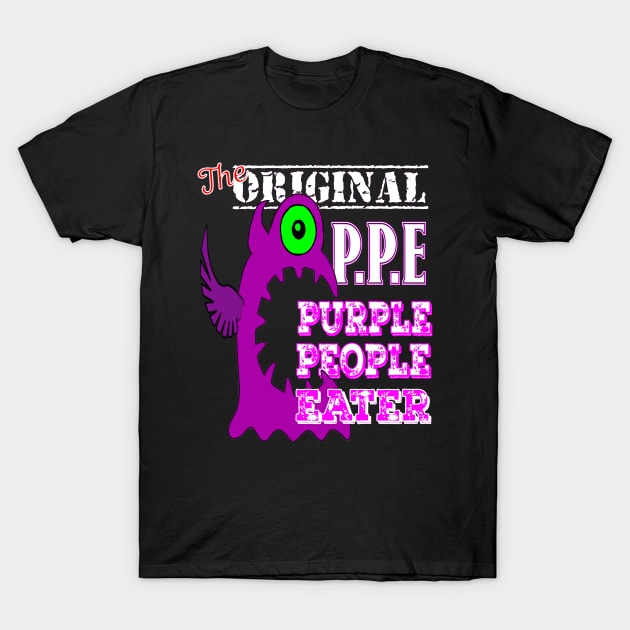 The Original PPE Purple People Eater T-Shirt by Sir Reel Designs